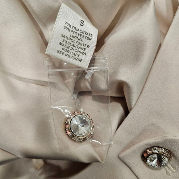 Rony Kobo Adelie Overall Jumpsuit Ivory Sz S - Picture 4 of 10